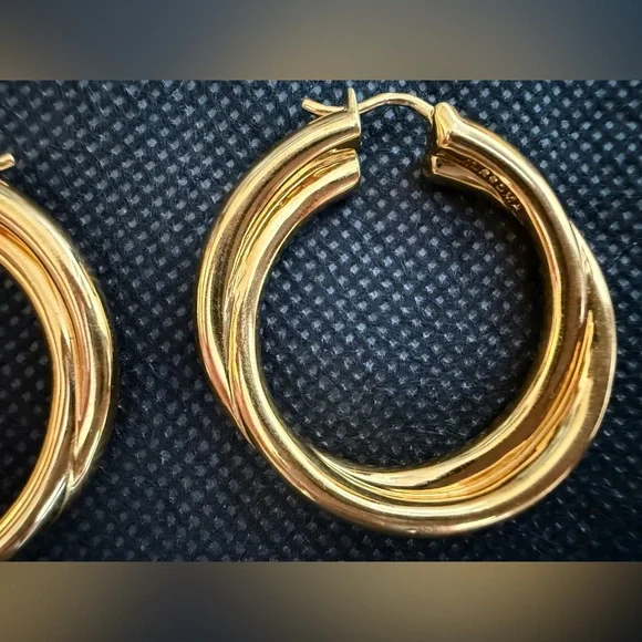 Missoma Lucy Williams Entwine Hoop Earrings – Gold Vermeil PRELOVED - Picture 8 of 8